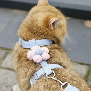Floral Cat Harness Set