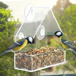 Window Bird Feeder House