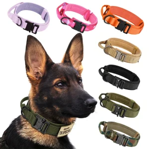 Tactical Dog Collar Leash Set