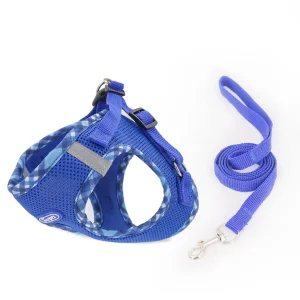 Reflective Plaid Pet Harness