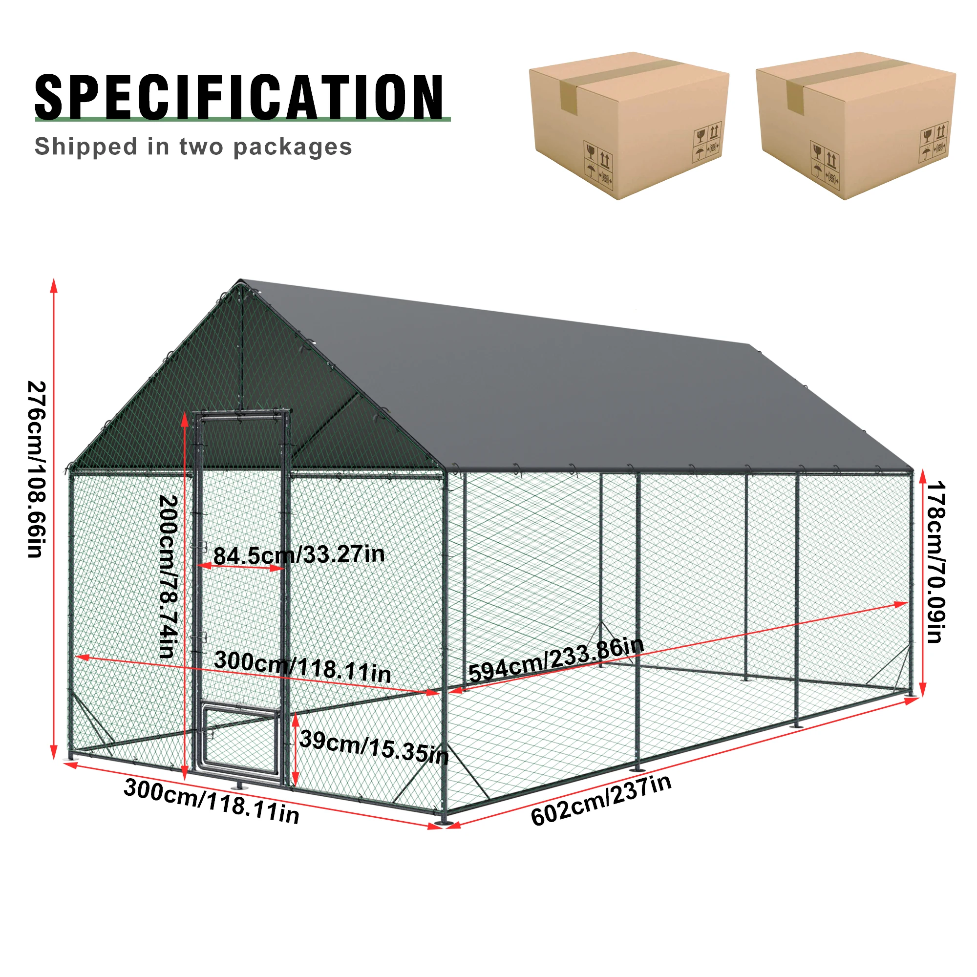 Spacious Outdoor Chicken Coop - Image 2