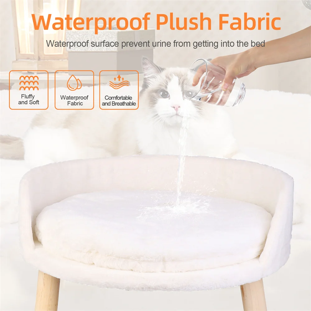 Ultra Soft Elevated Dog Cat Sofa Bed Couch - Image 3