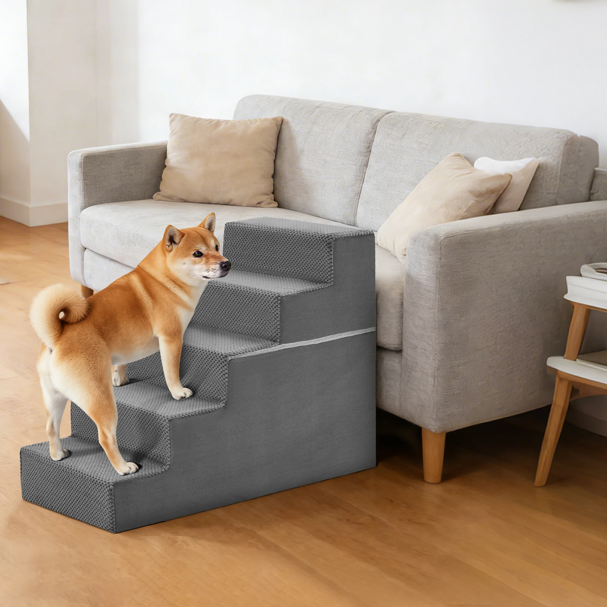 Foam Dog Stairs Ramp - Image 3