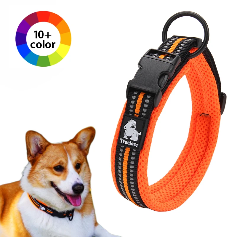 Reflective Padded Dog Collar - Image 1