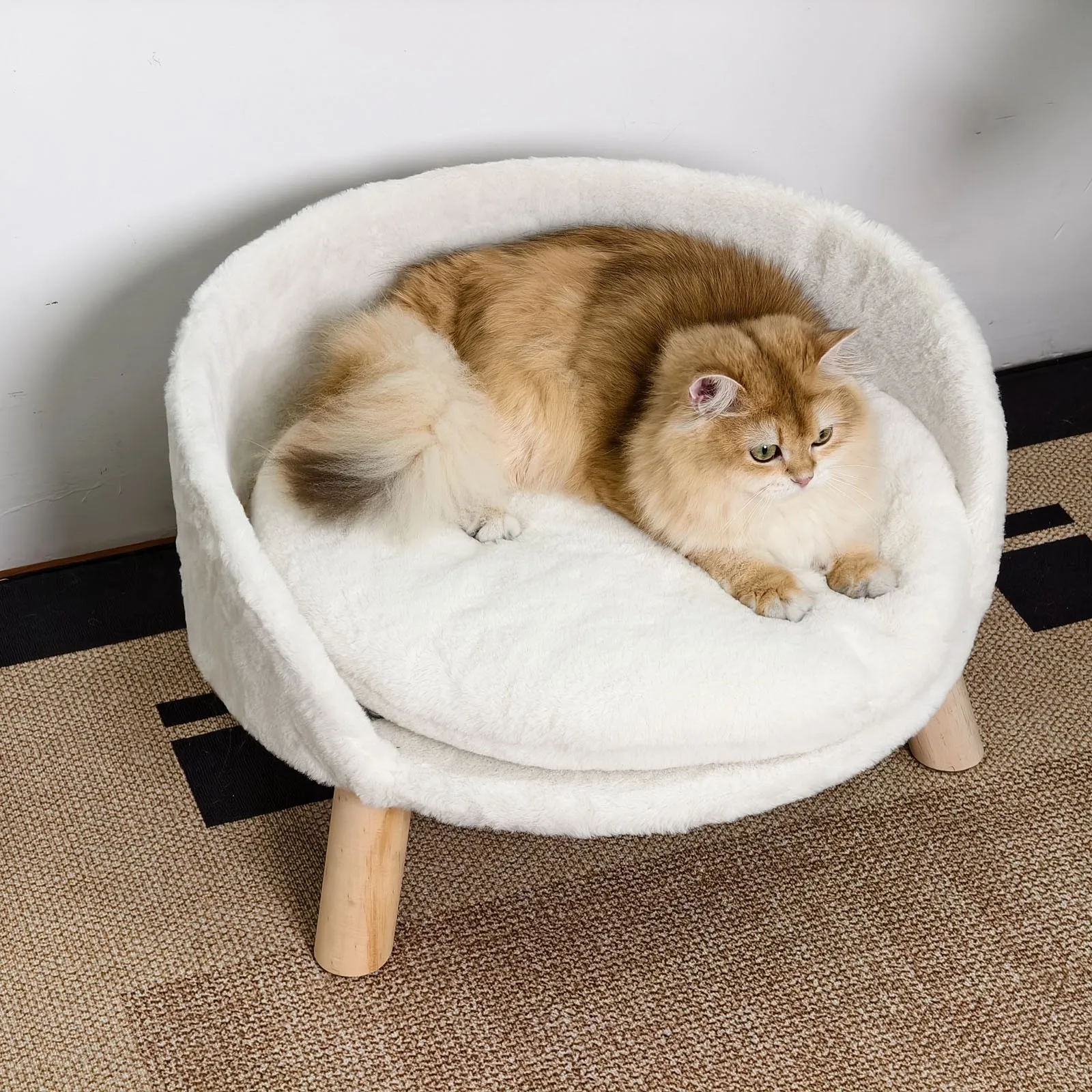 Ultra Soft Elevated Dog Cat Sofa Bed Couch - Image 2