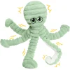 Octopus Design Pet Grinding Teeth Squeaky Plush Toy, - Thumbnail Image 1