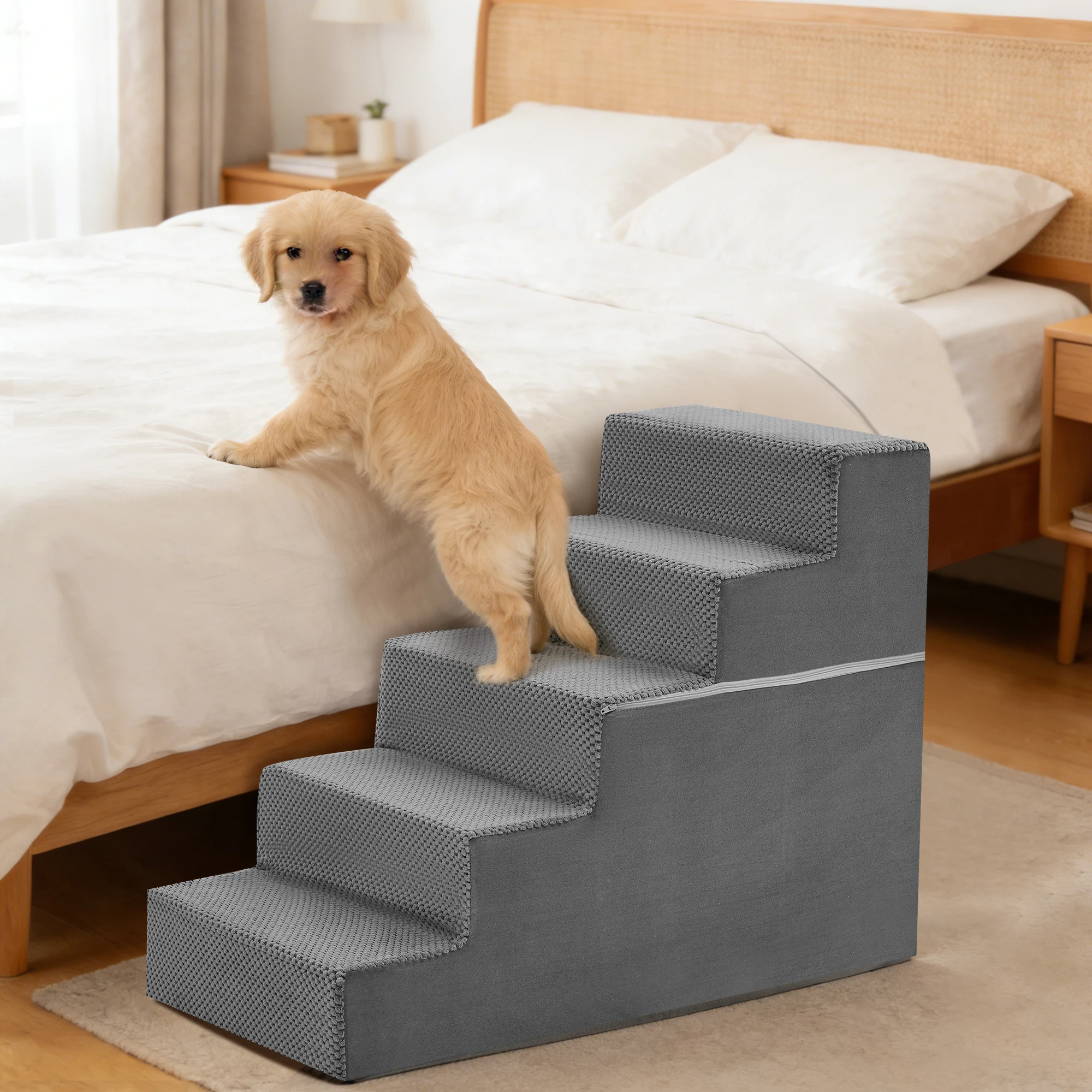 Foam Dog Stairs Ramp - Image 1