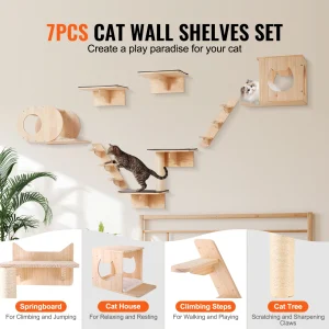 Wall Mounted Cat Shelves